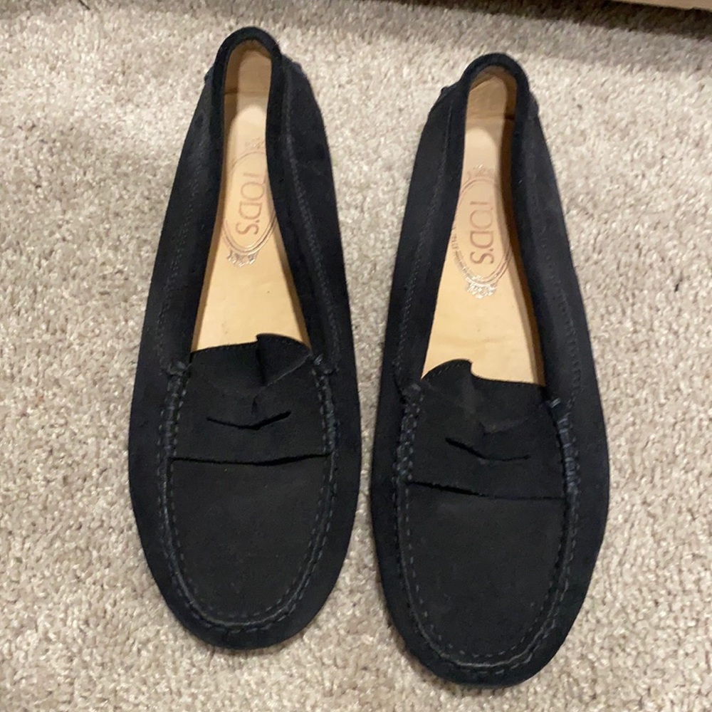 Tod’s suede loafers